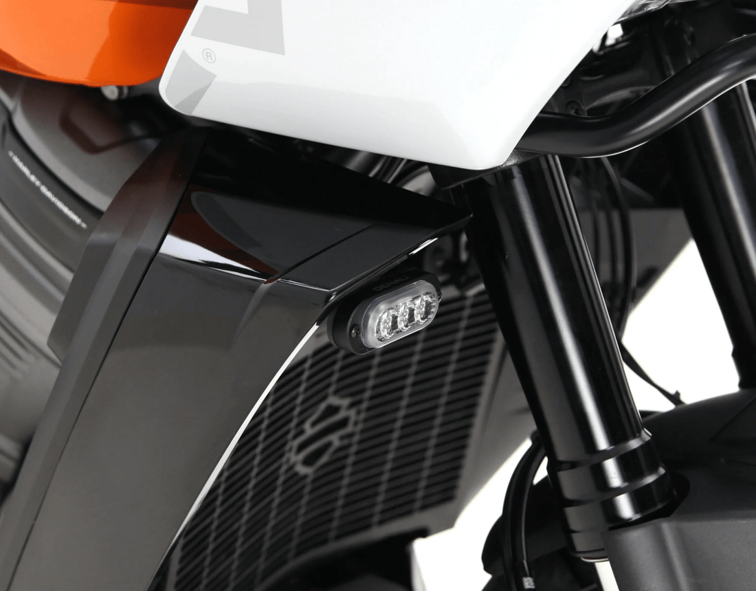 Supporto per pod T3 DENALI per Pan America 1250, vista laterale