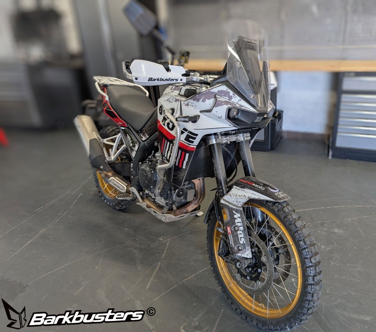 Kit montaggio paramani - due punti di fissaggio - KOVE 800X / 800X PRO / 800X RALLY 2025 - ENDURRAD