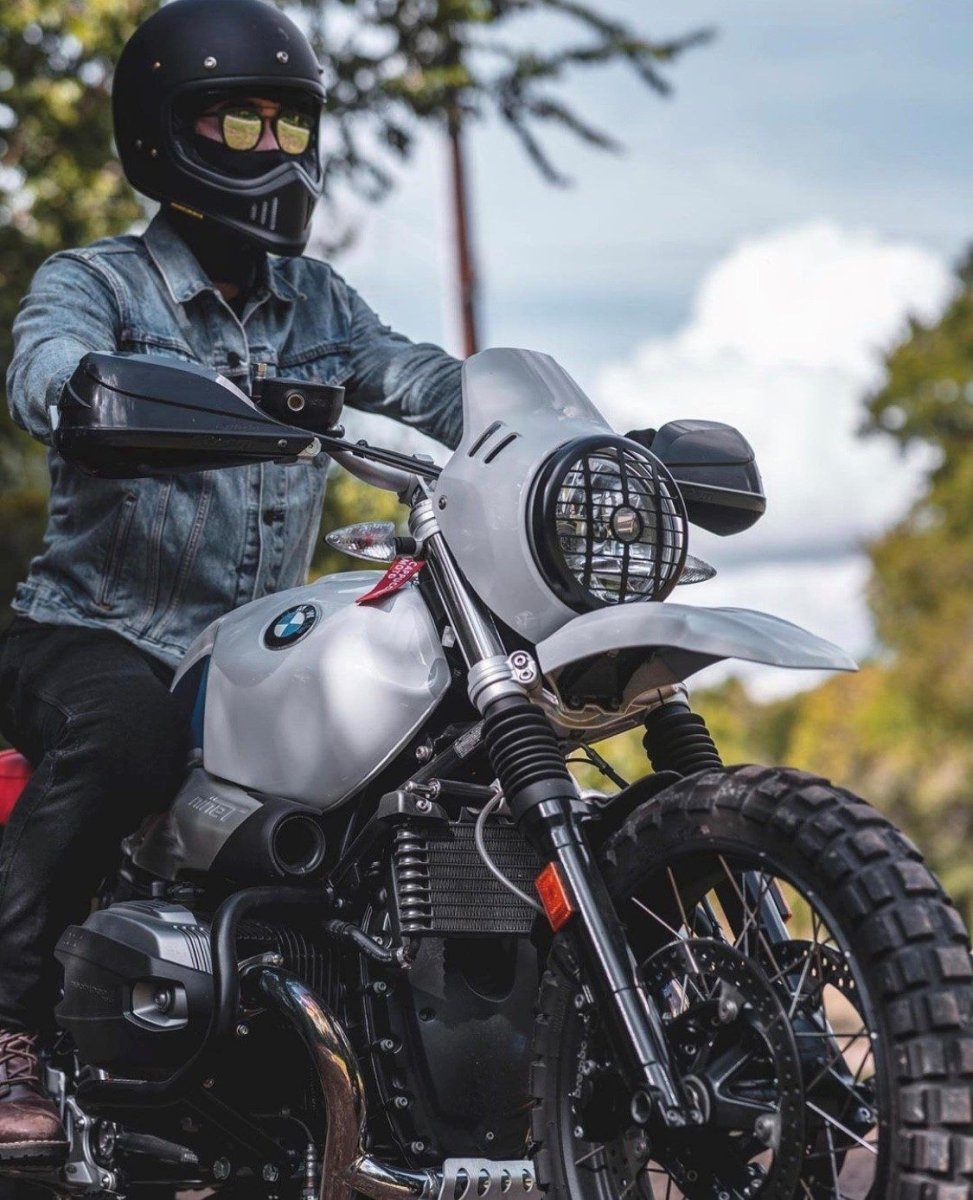 Kit montaggio paramani - due punti di fissaggio neri per BMW R nineT Scrambler ('16→) & Urban G/S ('17→) – R 12 G/S '25→ - ENDURRAD