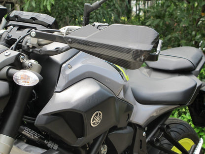 Kit montaggio paramani - due punti di fissaggio: YAMAHA MT - 07 '13 - / LA '14 - verniciato NERO - ENDURRAD