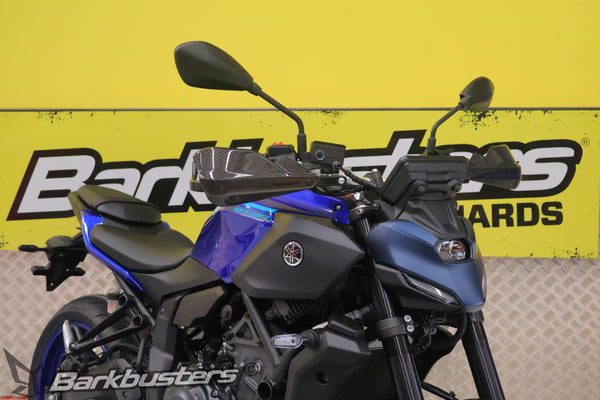Barkbusters BHG-129 handguard mounting kit for Yamaha MT 07 from 2025, black structure