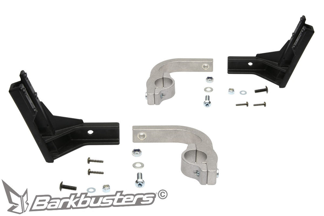 Componenti del kit di montaggio universale Barkbusters STM-002-NP