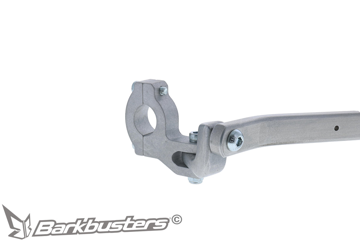 Kit montaggio paramani Barkbusters BHG-105, dettaglio del morsetto multi-fit