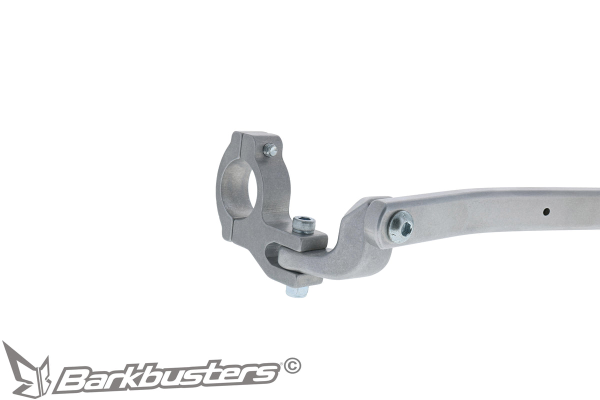 Kit montaggio paramani Barkbusters BHG-103, dettaglio del morsetto multi-fit
