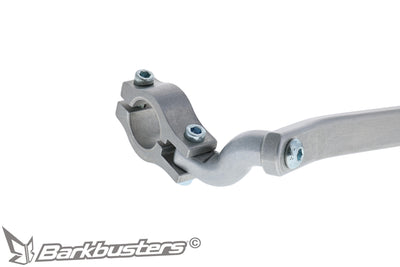 Kit montaggio paramani Barkbusters BHG-106, dettaglio del morsetto a semigusci