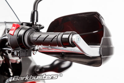Kit Barkbusters BHG-046 su Honda NC700X con plastiche STORM, vista laterale