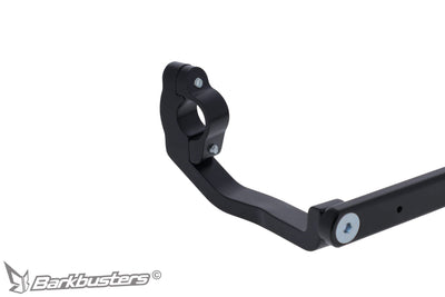 Barkbusters BHG-055 nero, dettaglio del morsetto sulla sezione dritta del manubrio