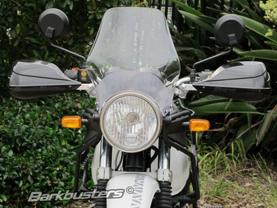 Kit Barkbusters BHG-084 montato su Royal Enfield Himalayan con plastiche STORM, vendute separatamente