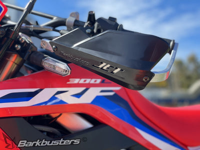 Kit Barkbusters BHG-091 montato su Honda CRF300L con plastiche JET, vendute separatamente