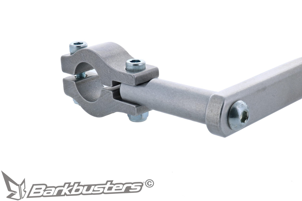 Barkbusters BHG-093, dettaglio del morsetto sulla sezione dritta del manubrio