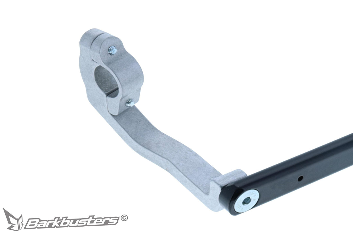 Barkbusters BHG-110, dettaglio del morsetto sulla sezione dritta del manubrio