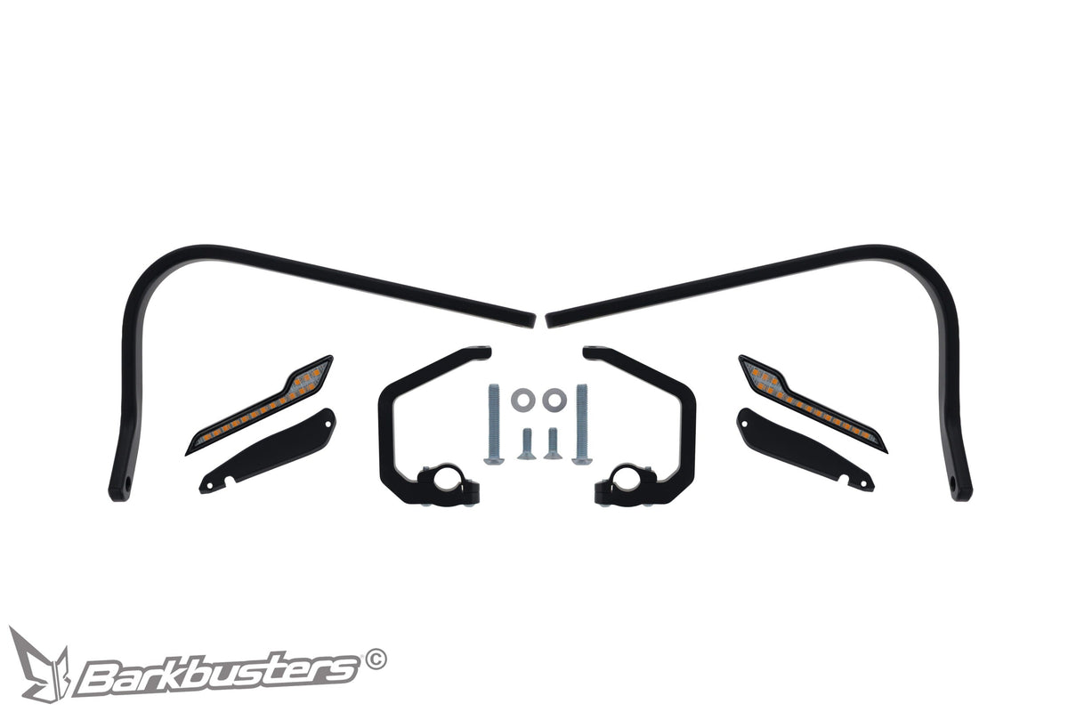Kit di montaggio Barkbusters BHG-133 per BMW R1300GS con frecce a LED sequenziali incluse
