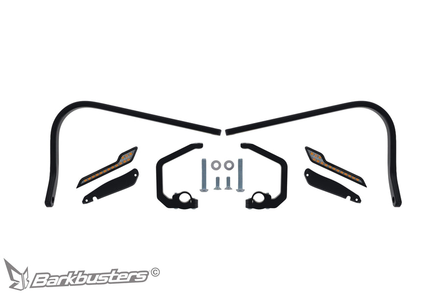 Kit di montaggio Barkbusters BHG-133 per BMW R1300GS con frecce a LED sequenziali incluse