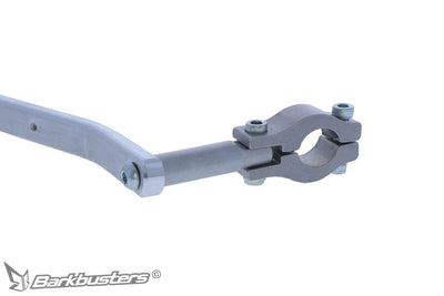 Kit montaggio paramani Barkbusters BHG-144, dettaglio del morsetto lato destro