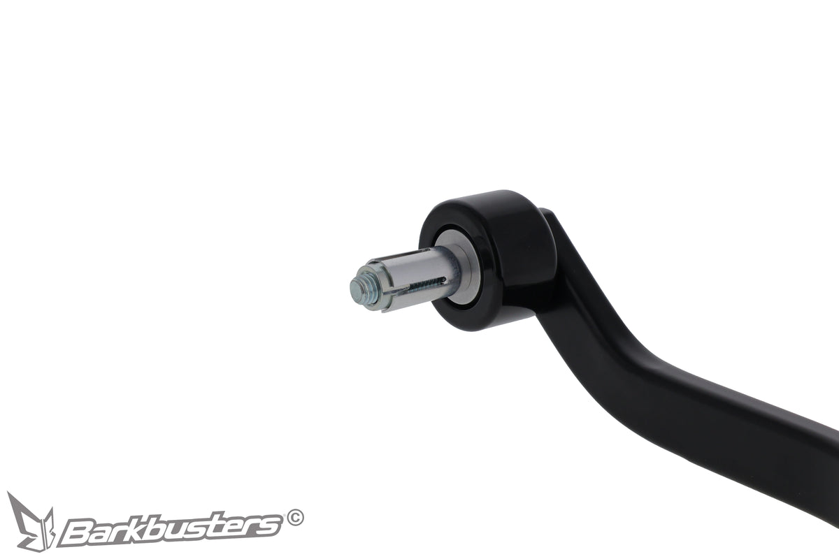 Kit montaggio paramani Barkbusters BHG-089 nero, dettaglio del terminale con contrappeso
