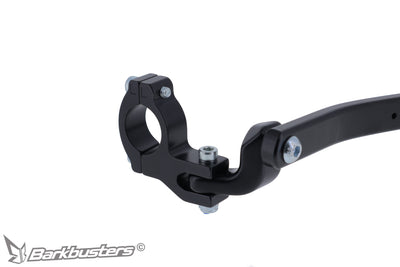 Morsetto multi-fit nero del kit Barkbusters BHG-067 per Ducati Scrambler 1100