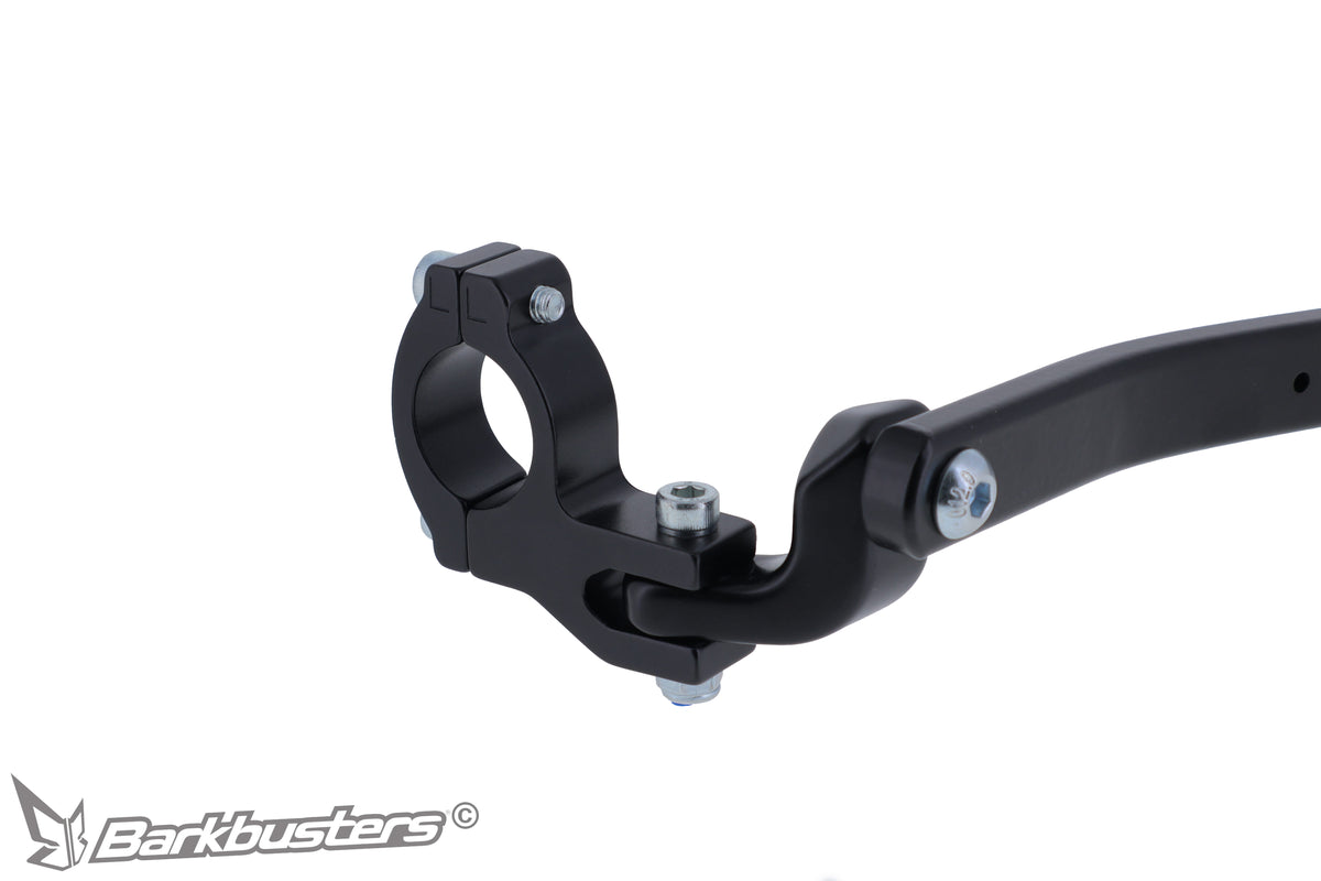 Morsetto multi-fit nero del kit Barkbusters BHG-067 per Ducati Scrambler 1100