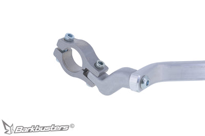 Kit montaggio paramani Barkbusters BHG-139, dettaglio del morsetto sinistro