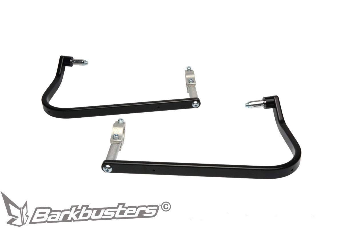 Kit montaggio paramani Barkbusters BHG-054 per KTM 1290 Super Duke R, struttura in alluminio verniciata nera