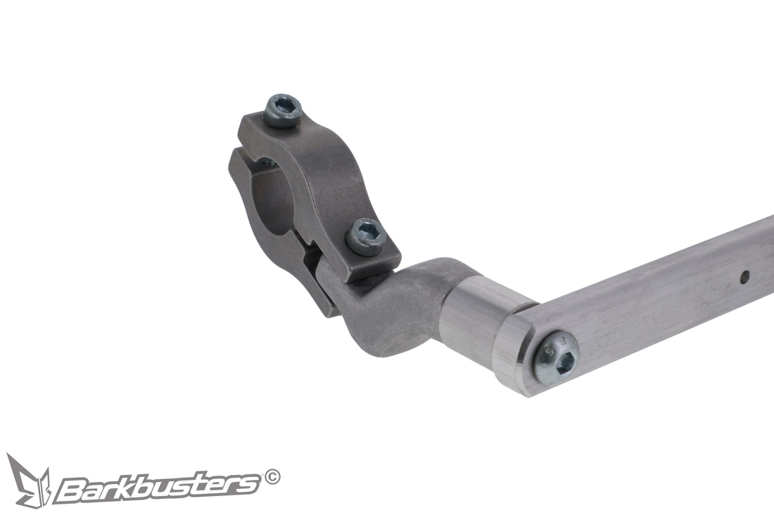 Kit montaggio paramani Barkbusters BHG-128, dettaglio del morsetto