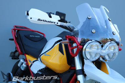 Kit Barkbusters BHG-088 montato su Moto Guzzi V85TT, altra vista, foto del produttore