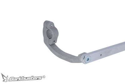 Kit montaggio paramani Barkbusters BHG-130, dettaglio del morsetto a telaio