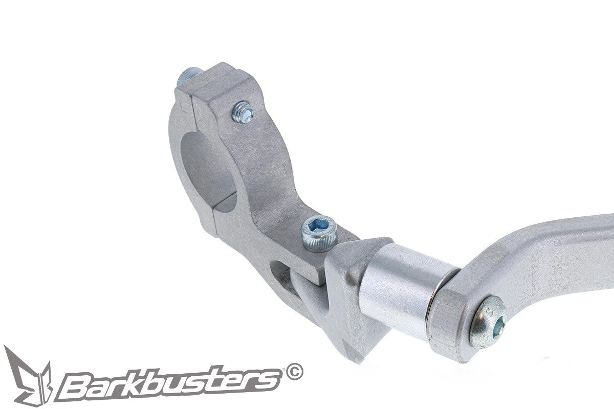 Kit montaggio paramani Barkbusters BHG-080, dettaglio del morsetto multi-fit