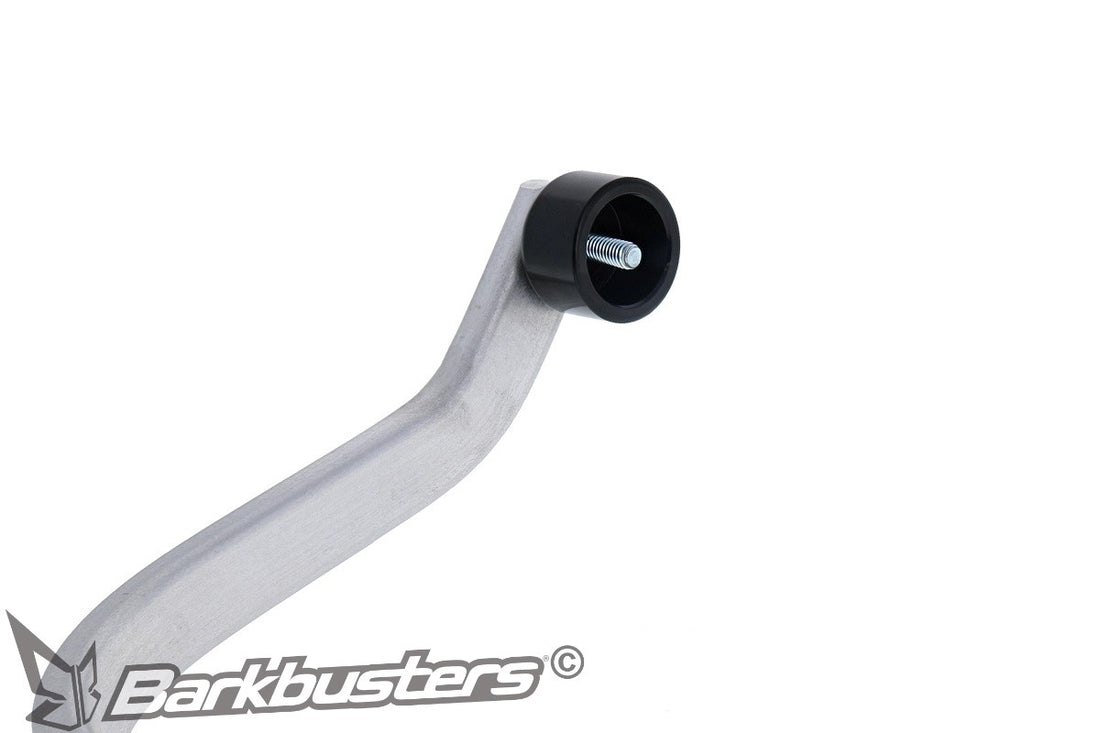 Kit montaggio paramani Barkbusters BHG-080, dettaglio dell'estremità del manubrio