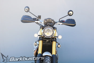 Kit Barkbusters BHG-080 con plastiche STORM su Triumph Scrambler 1200