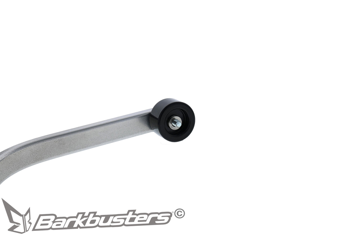 Kit montaggio paramani Barkbusters BHG-102, dettaglio dell'estremità del manubrio