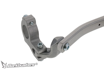 Kit montaggio paramani Barkbusters BHG-095, dettaglio del morsetto multi-fit
