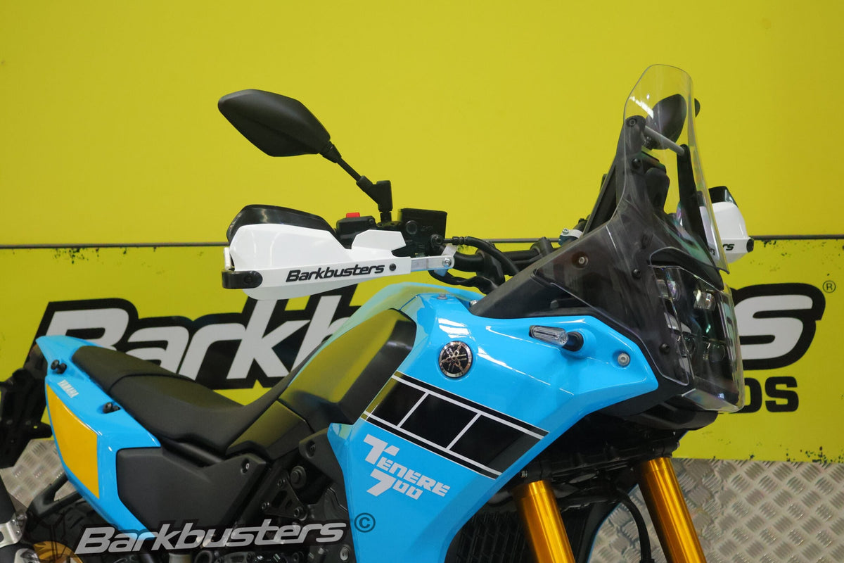 Kit Barkbusters BHG-131 montato su Yamaha Ténéré 700 2025 con plastiche VPS, vendute separatamente