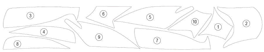 Kit pellicola protettiva serbatoio Ea | EZ - TANKDUC007A - 50516 - ENDURRAD