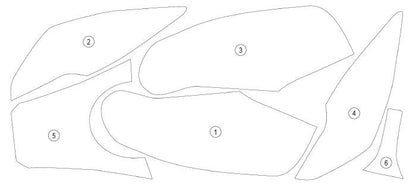 Kit pellicola protettiva serbatoio Ea | EZ - TANKDUC008A - 50688 - ENDURRAD