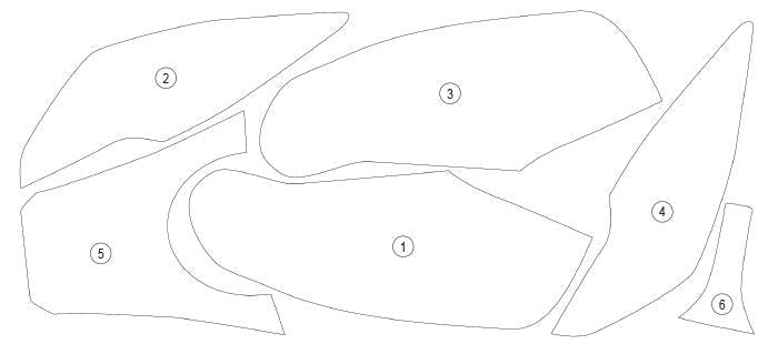 Kit pellicola protettiva serbatoio Ea | EZ - TANKDUC008A - 50688 - ENDURRAD