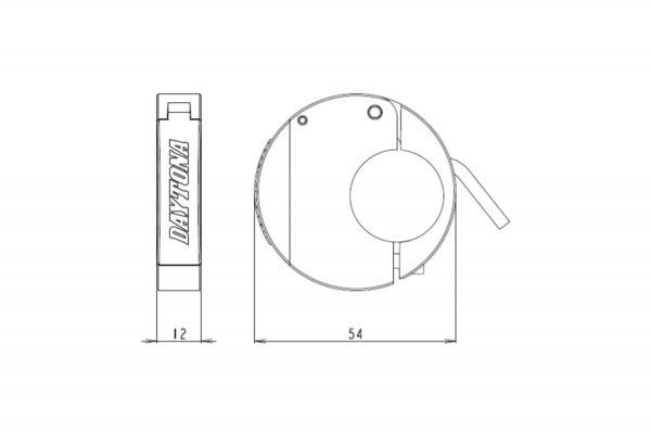 Kit presa sottile USB a manubrio, 1 porta TIP | 80967 - r29849 - ENDURRAD