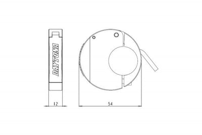 Kit presa sottile USB a manubrio, 1 porta TIPO C, omologazione CE - ENDURRAD