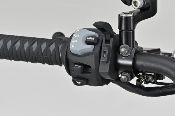 Kit presa sottile USB a manubrio, 1 porta TIPO C, omologazione CE - ENDURRAD