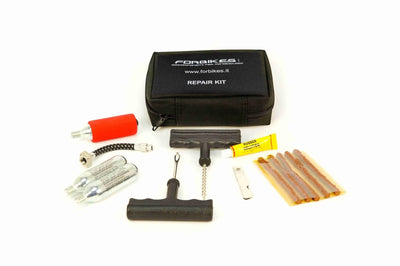 Kit riparazione pneumatici tubeless in borsetta - chiave a T - ENDURRAD