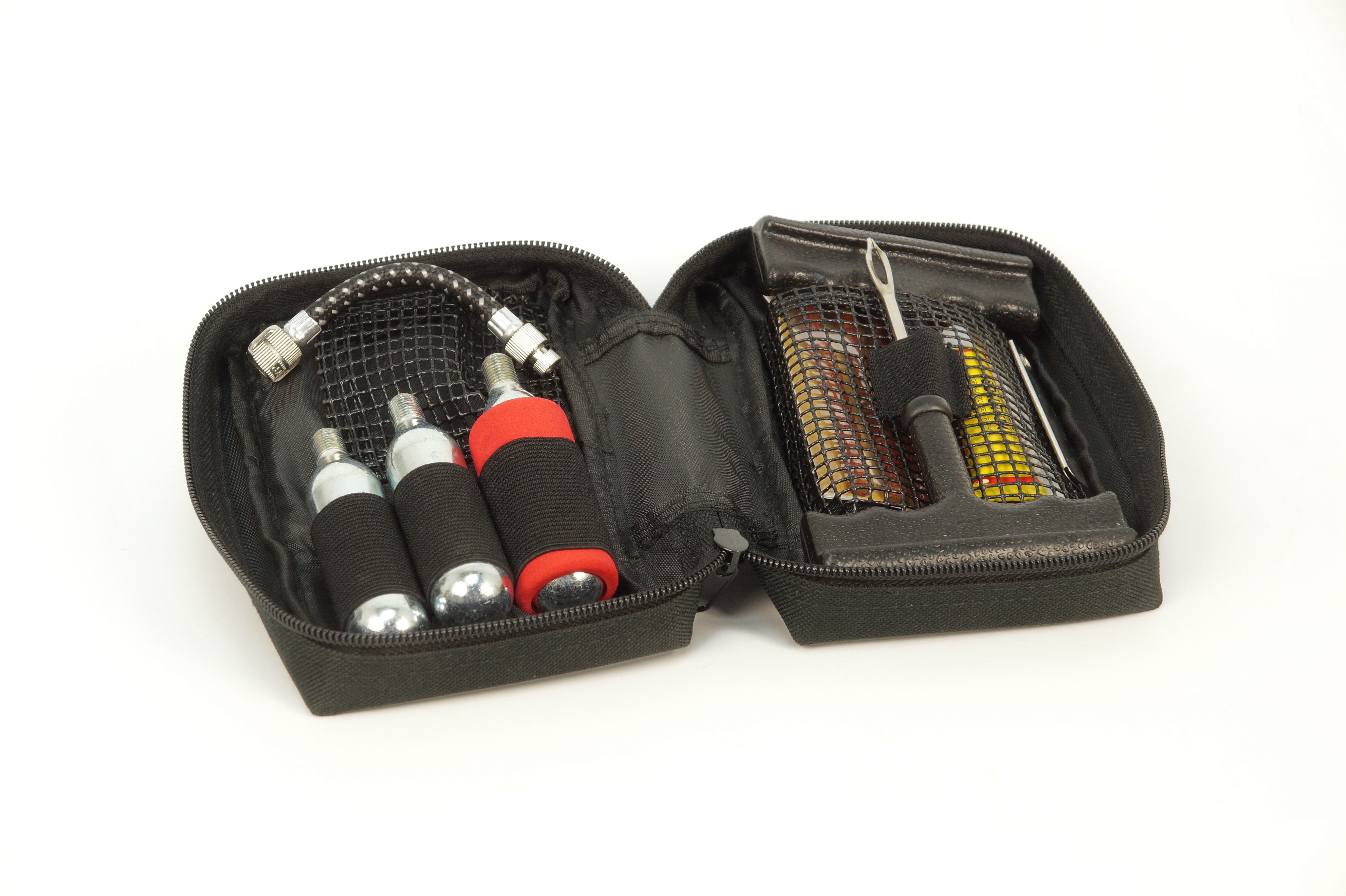 Kit riparazione pneumatici tubeless in borsetta - chiave a T