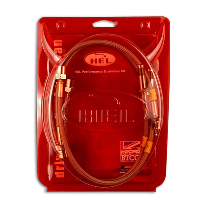 Kit tubi freno 6 tubi Set Up OEM anteriore (raccordo acciaio) Honda CRF 1000 L Africa Twin ABS 2018 - 2019 HEL