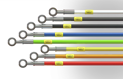 Kit tubi freno 6 tubi Set Up OEM anteriore (raccordo acciaio) Honda CR