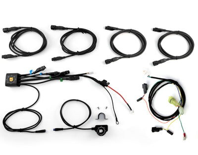 Controller DialDim DENALI specifico per Kawasaki KLR 650 con cablaggio dedicato