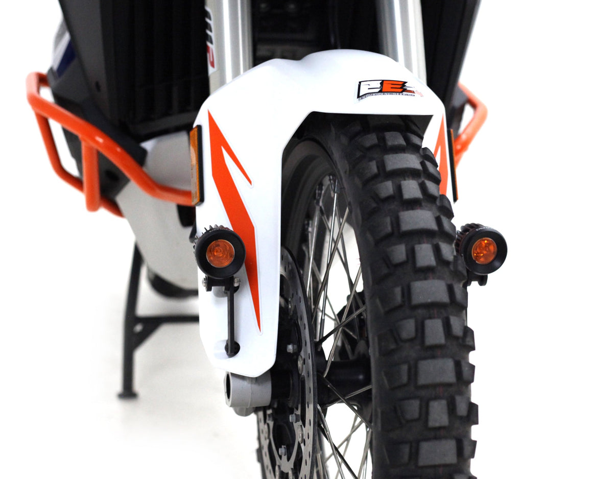 Dettaglio del supporto inferiore DENALI sulla KTM 1290 Adventure S