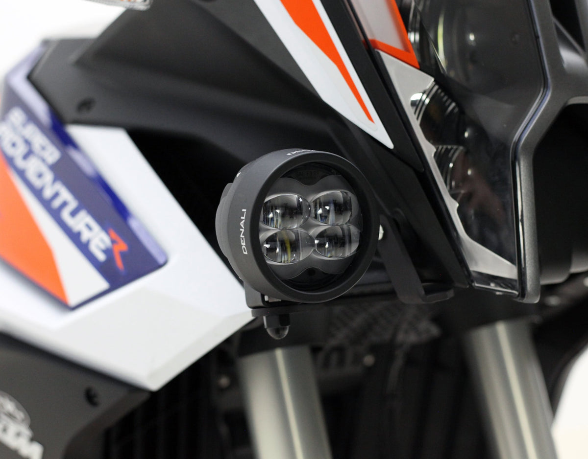 Dettaglio del supporto superiore DENALI sulla 1290 Adventure