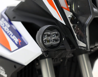 Dettaglio del supporto superiore DENALI sulla 1290 Adventure