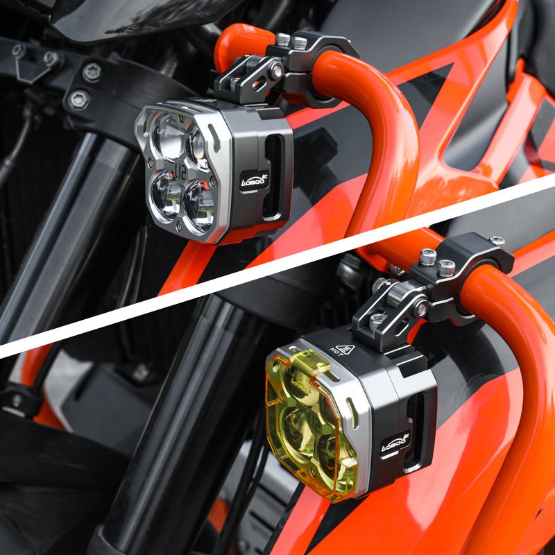 Attachments above and below the body