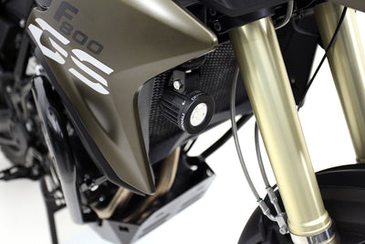 Supporto faretti DENALI montato sulla BMW F 800 GS