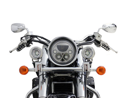 Supporto DENALI per faro M7 su cruiser Suzuki