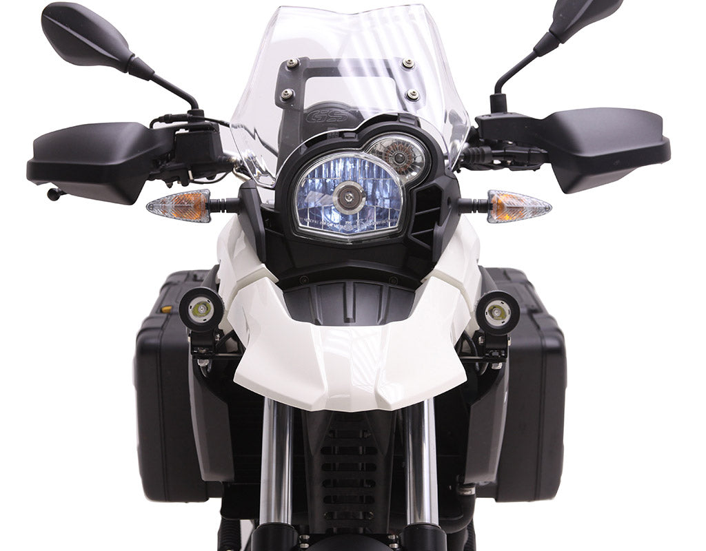 Supporto faretti DENALI montato sulla BMW G 650 GS